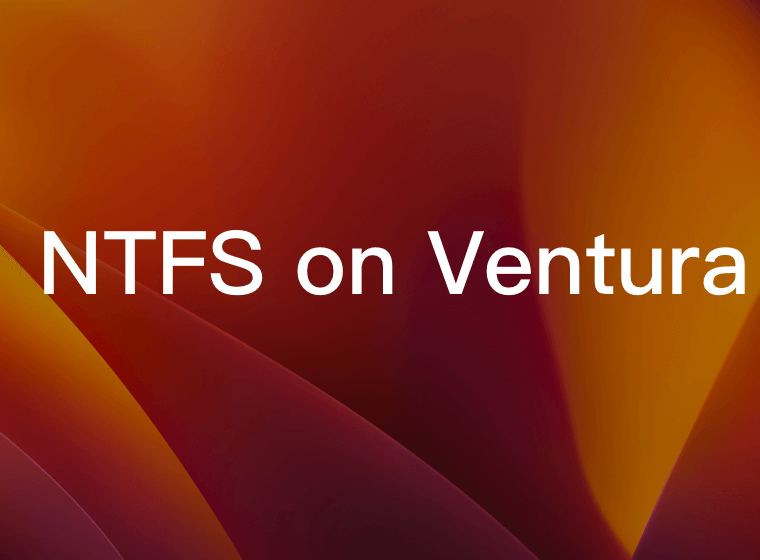 How to write NTFS disk on macOS 13 Ventura?