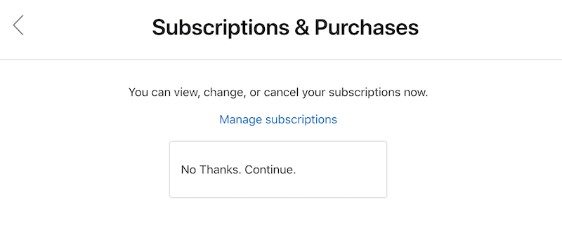 How to cancel a subscription from Apple?