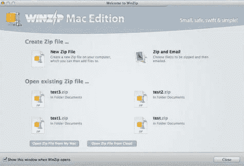 zip for the mac