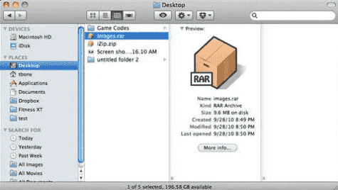 unzip 7z files mac