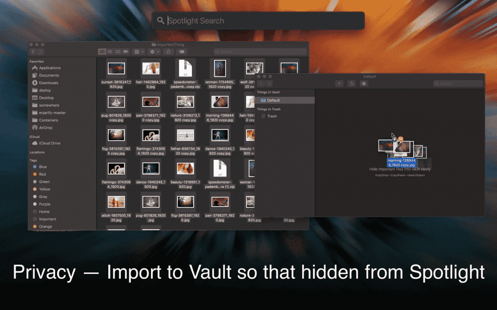 F-Vault: Hide your secret files