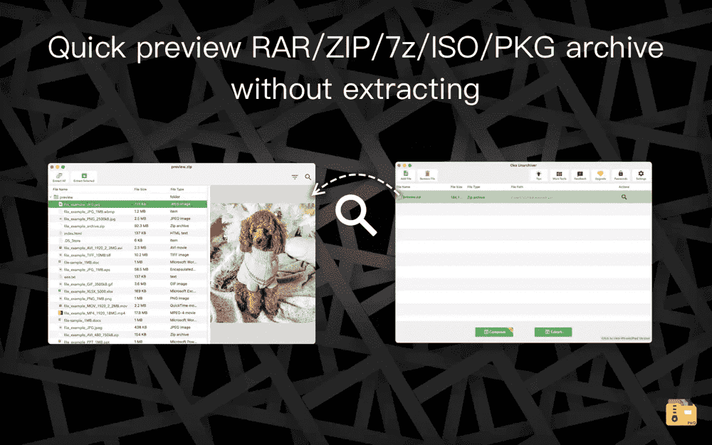 zip and rar for mac