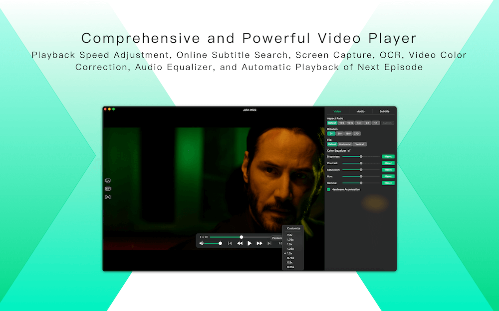 Comprehensive and Powerful Video Player